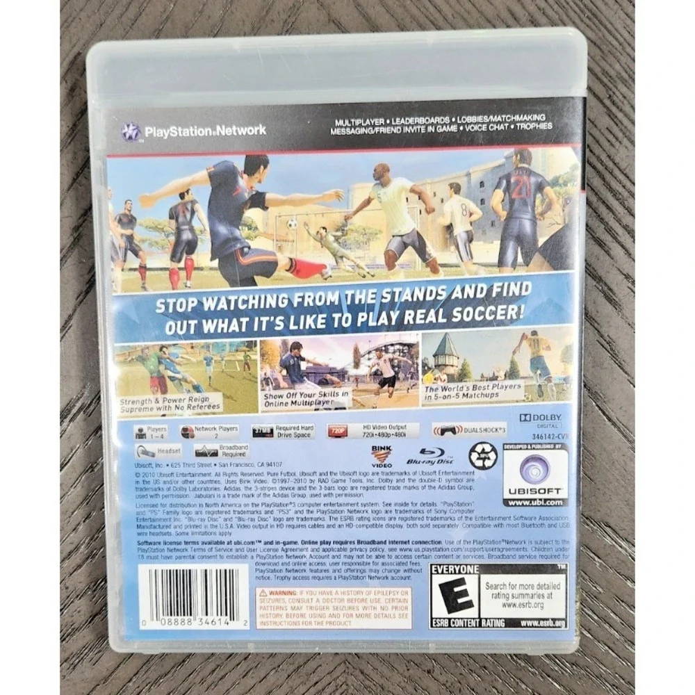 PS3 Pure Futbol Authentic Soccer Game‎